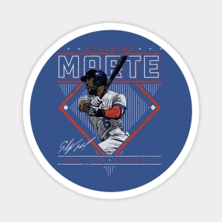 Starling Marte New York M Diamond Name Magnet